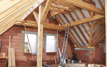 Hillblock attic trusses